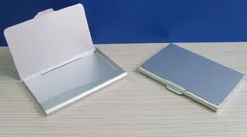 

100PCS ALUMINUM CARD HOLDER METAL ALLOY POCKET BUSINESS ID CREDIT CASE FREE SHIPPING
