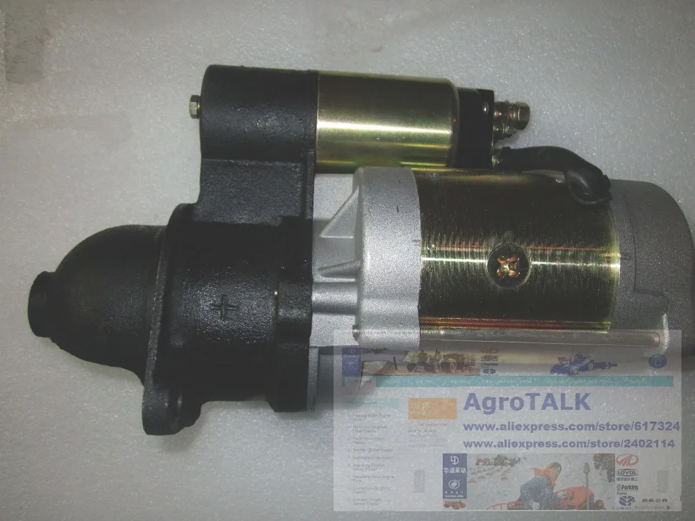 

Hubei Shenniu 304 tractor with engine 390T (Hubei brand engine) the starter motor, part number: