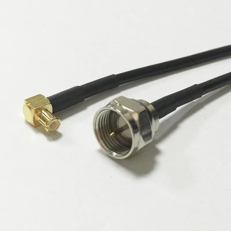 Новый F штекер к MCX Mlale разъем с прямым углом RG174 кабель Pigtail 20 см 8 &quotадаптер|plug