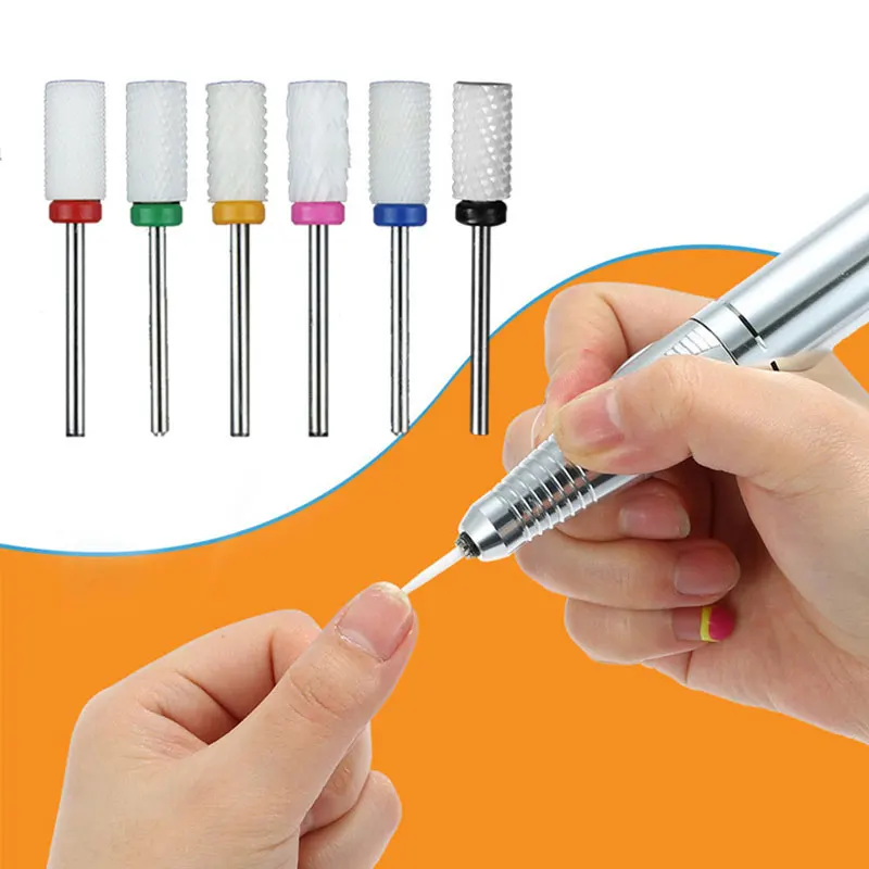 

High Qualit 2017 Nail Art Tools Ceramic Pedicure Cutter Polish Nails Drill Bit For Electric Manicure Machine Accessories