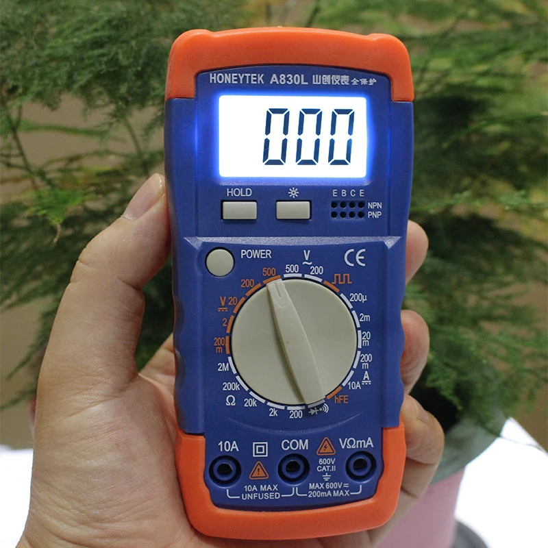 

Multimeter Digital Professional Multi Tester AC/DC Voltmeter Current Clamp Set Of Probes DC Electric Meter Diode Measurement