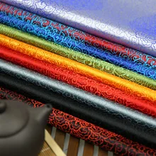 Парча жаккард искусственный шелк ткань костюм свадебное платье Национальный костюм Cheongsam ткань Дамасская ткань облако группа