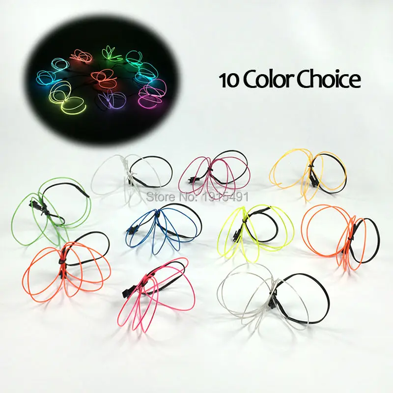 

1.3mm 10 Color Choose 2M Car Interior Decorative Thread Flexible LED Strip Neon Light EL Wire Rope Tube+1 Piece Drives