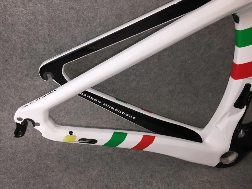 Excellent Carrowter NK1K Frame Road Bicycle Glossy Full Carbon Road World Champion Frameset/Complete Carbon Frame 5