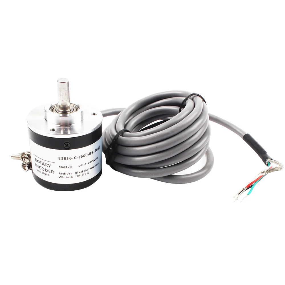 

400 600 360 Pulses Incremental Optical Rotary Encoder AB Two-phase 5-26V 400 Pulses Incremental Optical Rotary Encoder