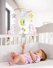 Baby Crib Mobile Unicorn Baby Mobile For Girl Nursery Decor Aliexpress Home Garden