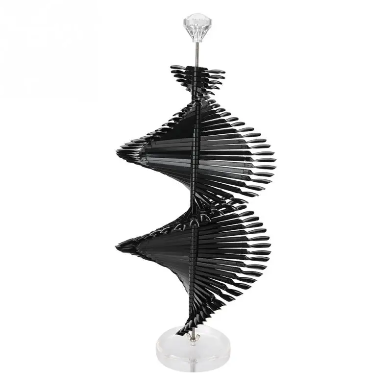 

Sailboat Shaped Nail Tips Color Card Rotating Practice Display Stand Rack Salon Show Color Card For Women Nail Art Tool