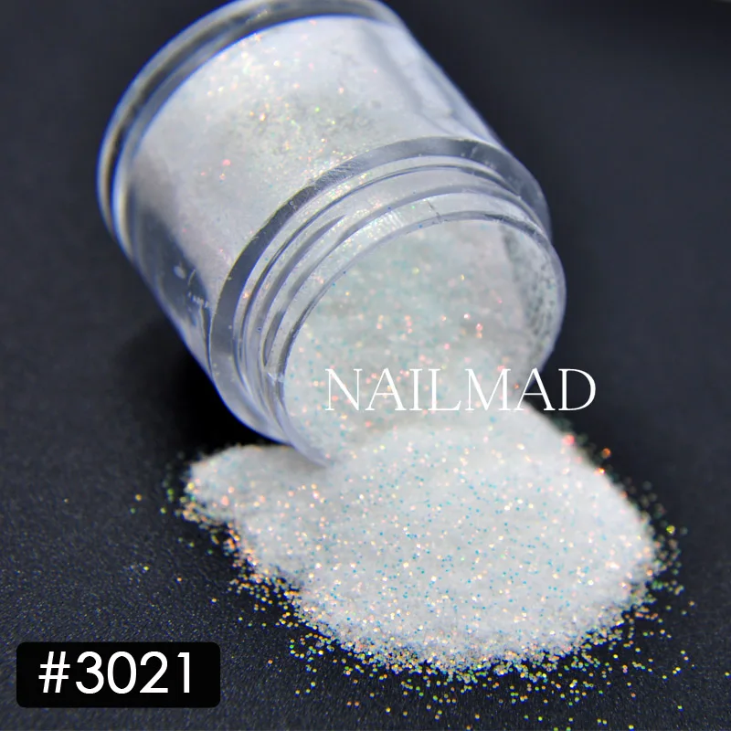 10ml Shiny Silver Nail Glitter Sequin White Glitter Powder Nail Art Powder Dust Fairy Dust Makeup Manicure Nail Decoration