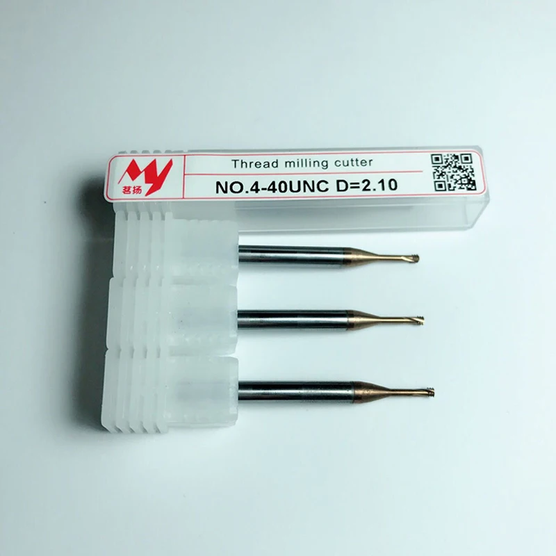1PC Solid carbide Pipe thread milling cutter NO.4 40UNC Tungsten Steel
