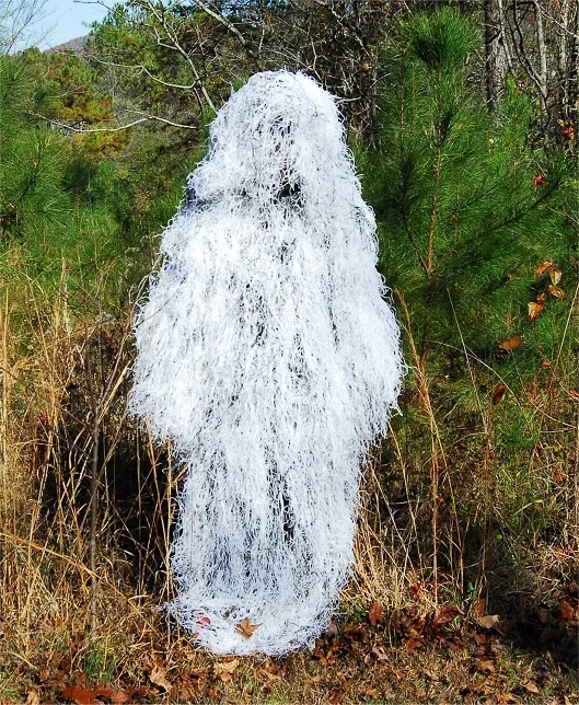 

Ghillie Suits Poncho Full Camouflage suit Winter White color