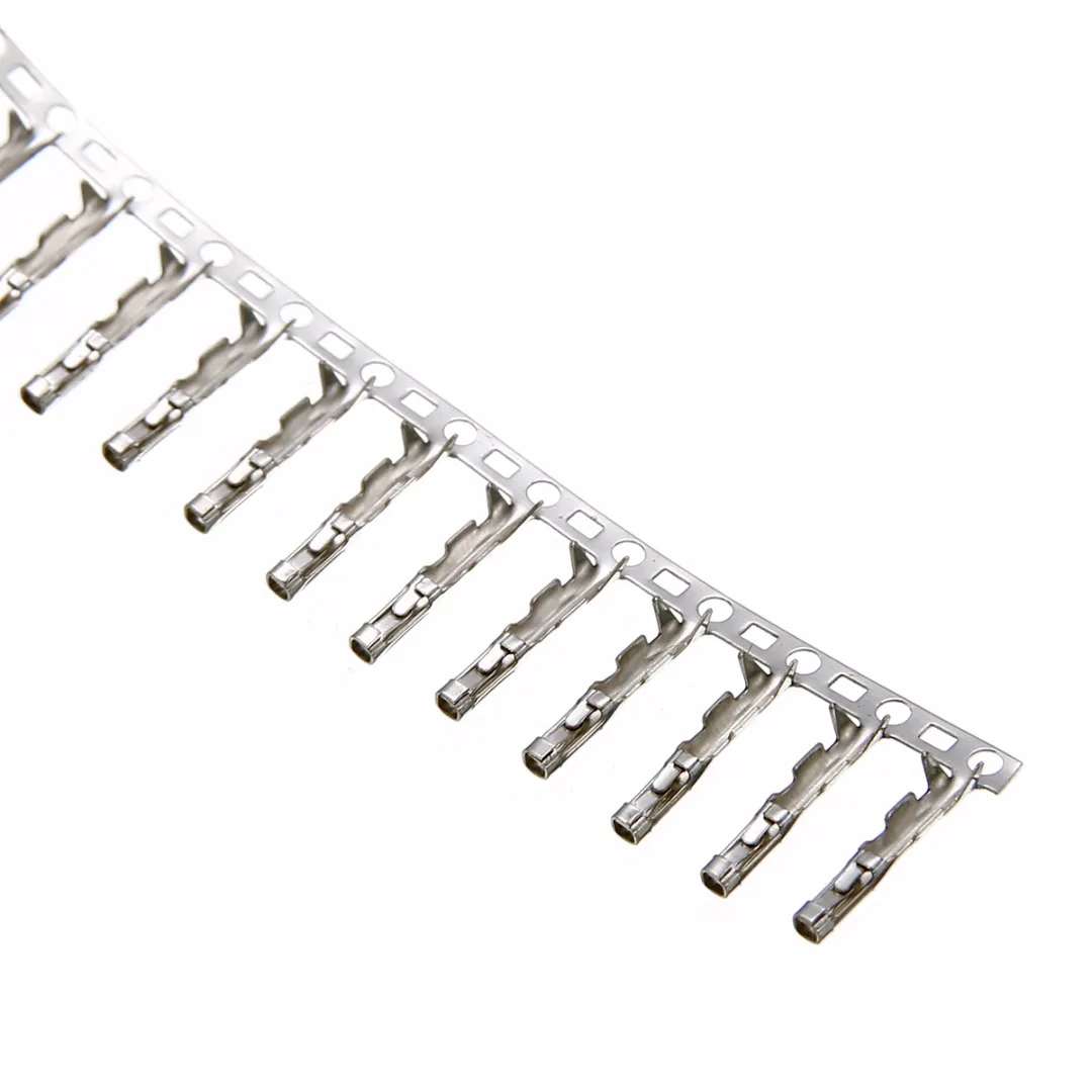 100pcs/sets Pitch 2.54mm 1 Pin Single Row Dupont Jumper Wire Cable Female Pin Connector Terminal for Dupont Jumper Wire Cable