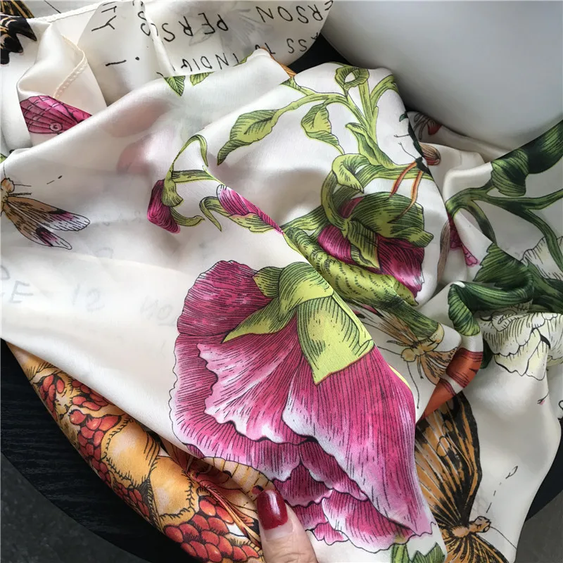 4 Colors Ladies fashion scarf butterfly sunscreen shawl long scarf travel beach towel