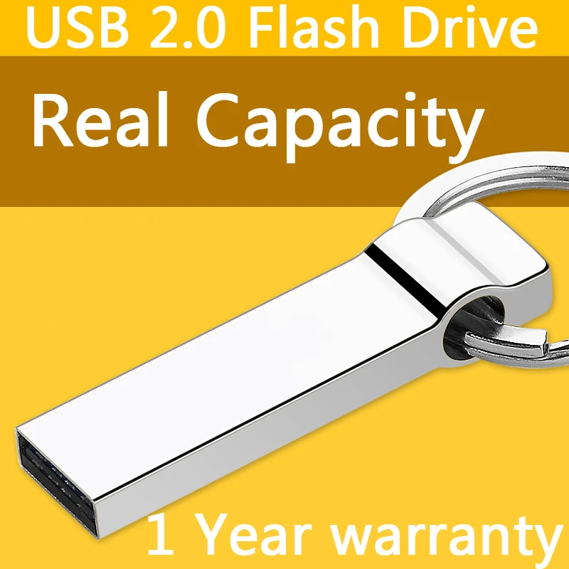 Дешевый ГОРЯЧАЯ! USB Flash Drive 32 64 128 ГБ Pen Drive Брелок Металл Карты Памяти Usb Stick Диск На Ключ Pendrives 256 ГБ 512 ГБ 1 ТБ 2 ТБ Подарок