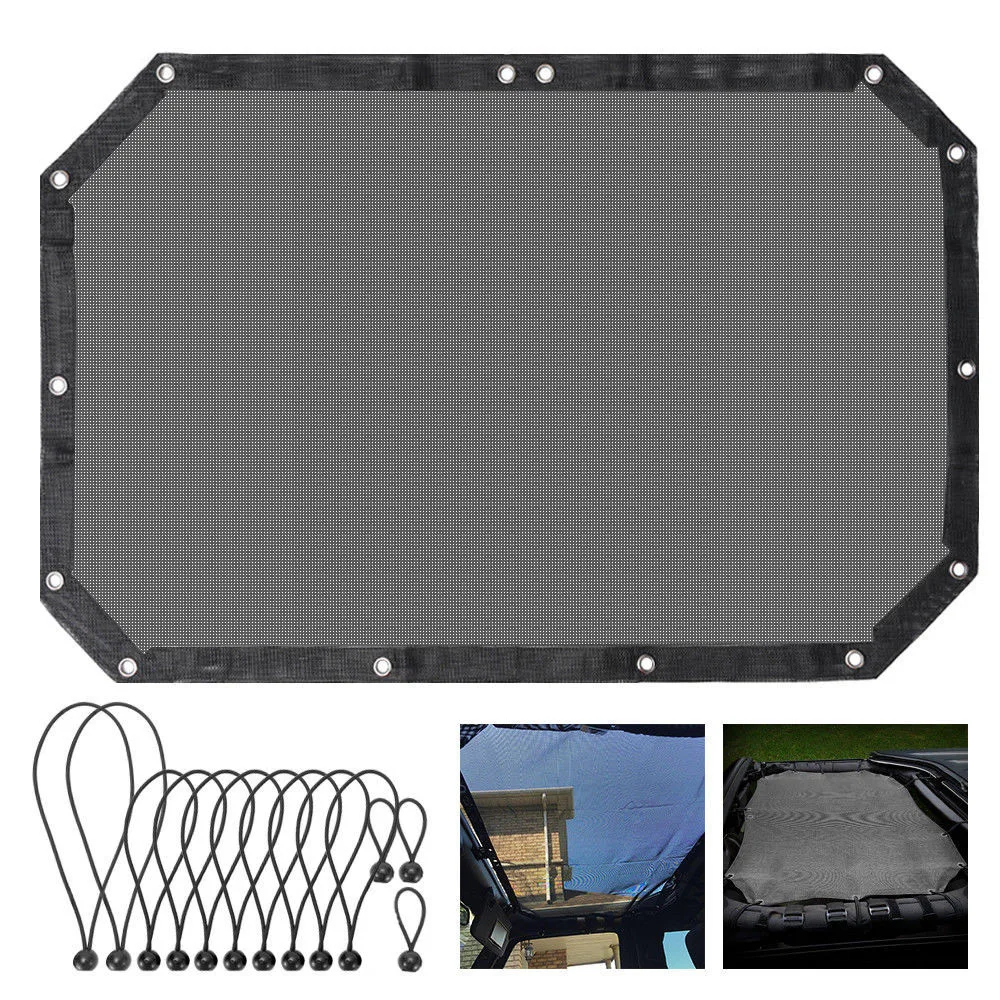 Sunshade верхняя крышка для 2007- 2-дверный Jeep Wrangler JK& JK неограниченное, паутина тени, oem-услуги, защита от УФ-лучей