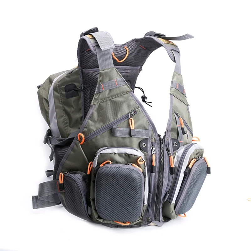 Outdoor Hiking Hunting Backpack Mens Fisherman Adjustable Fly Fishing