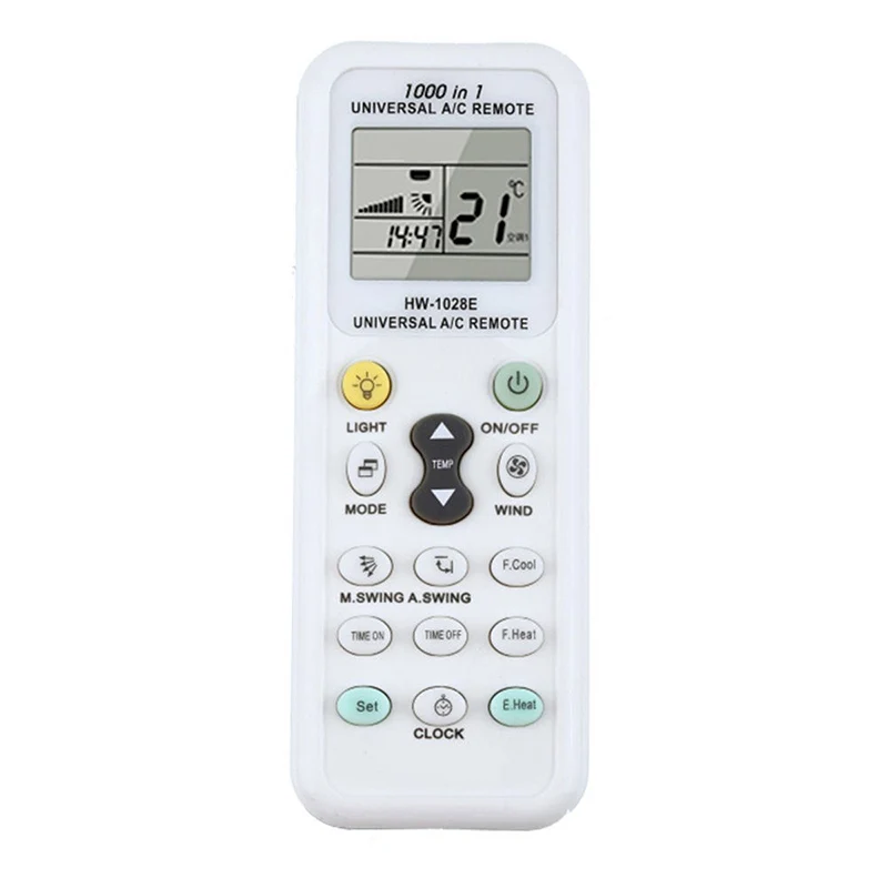 

Universal K-1028E Latest 1000 in 1 AC Remote Control for Air Conditioner Condition LCD Backlight A/C Muli Remote Control