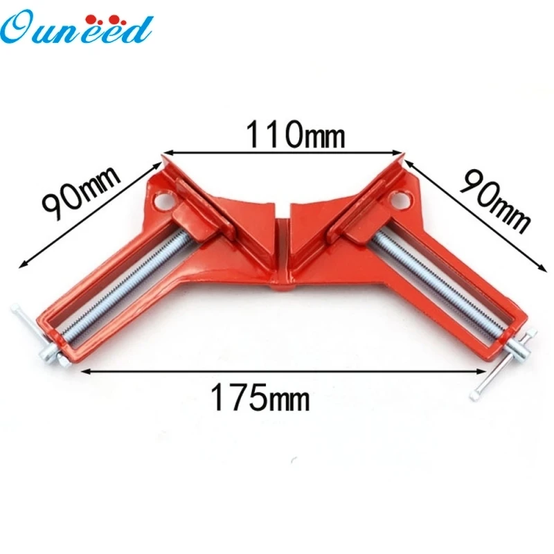 Ouneed домашний деревообрабатывающий ручной комплект 90 градусов прямоугольный фоторамка угловой держатель с зажимом 1 шт