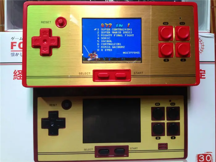 Игровая консоль HaoLongGCP 600 классических мини игр 2 6 дюйма портативный игровой плеер