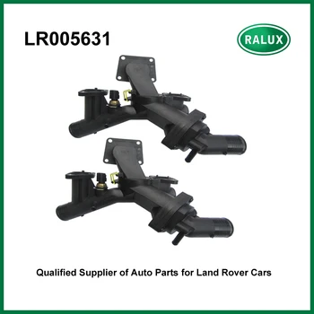 

2 PCS car thermostat&hosing assembly for LR Discovery 3 Range Rover Sport 05-09 car engine parts supplier High Quality LR005631