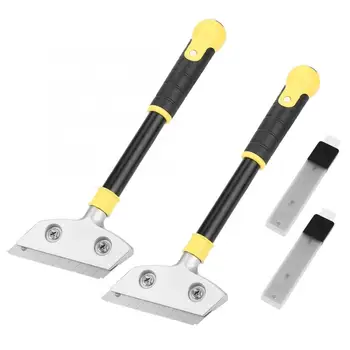 

Aquarium Cleaning Tool 2Pcs Heavy Duty Hand Floor Wall Scrapers 12 Inch Long + 20Pcs 4 Inch Scraper Blades Fish Tank Algae