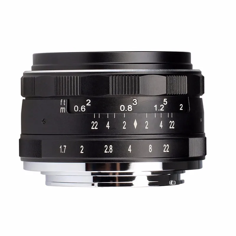 Meike MK-N1-35mm-f/1,7 35 мм f1.7 объектив с большой апертурой ручной фокусировки APS-C для Nikon 1 крепление J1 V1