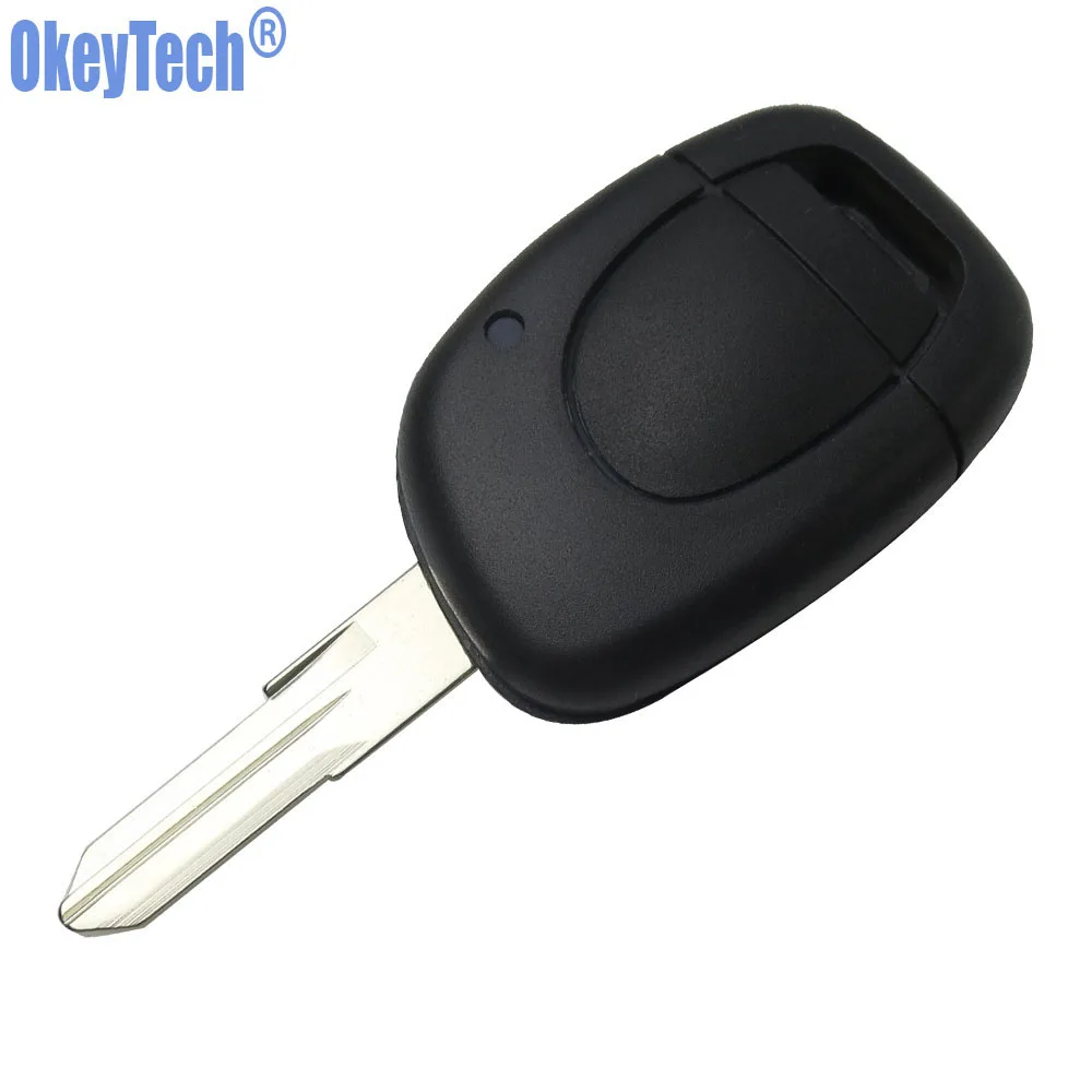 OkeyTech 1 Кнопка VAC102 лезвие дистанционного автомобильного ключа оболочка для Renault
