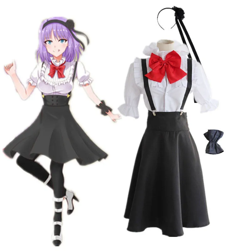 Аниме Dagashi Kashi Косплей Hotaru Shidare Ролевой костюм Хэллоуин Вечеринка маскарадная