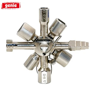 

10 In 1 Multifunction Cross Switch Key Wrench Universal Alloy Square Triangle Wrench For Power Tools