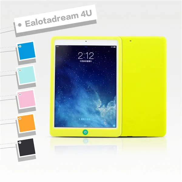 Мягкий цветной чехол Suger для iPad Air 2 Air2 силиконовый защитный A1566 A1567 air планшета|cover