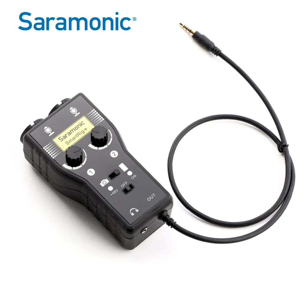Saramonic Smartrig+ XLR Microphone Preamplifier Audio