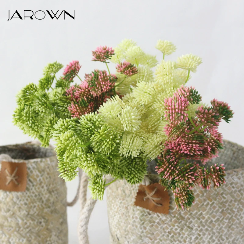 

JAROWN Artificial Plastic Small Flower Ball Fruits Simulation Fake Flower Home Flower Arrangement Accessories Wedding Decoration