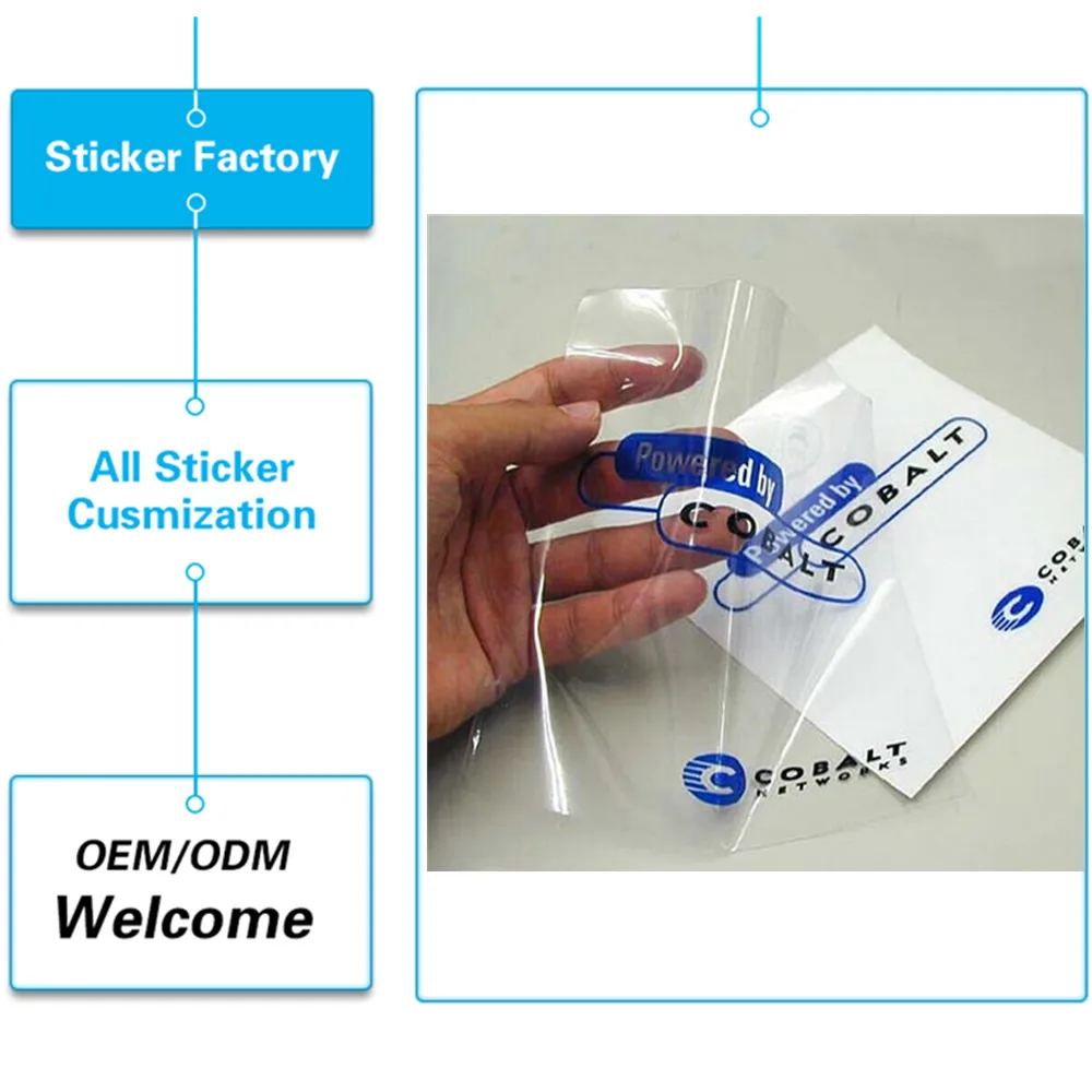 UV protected waterproof PVC for package and gift use custom transparent