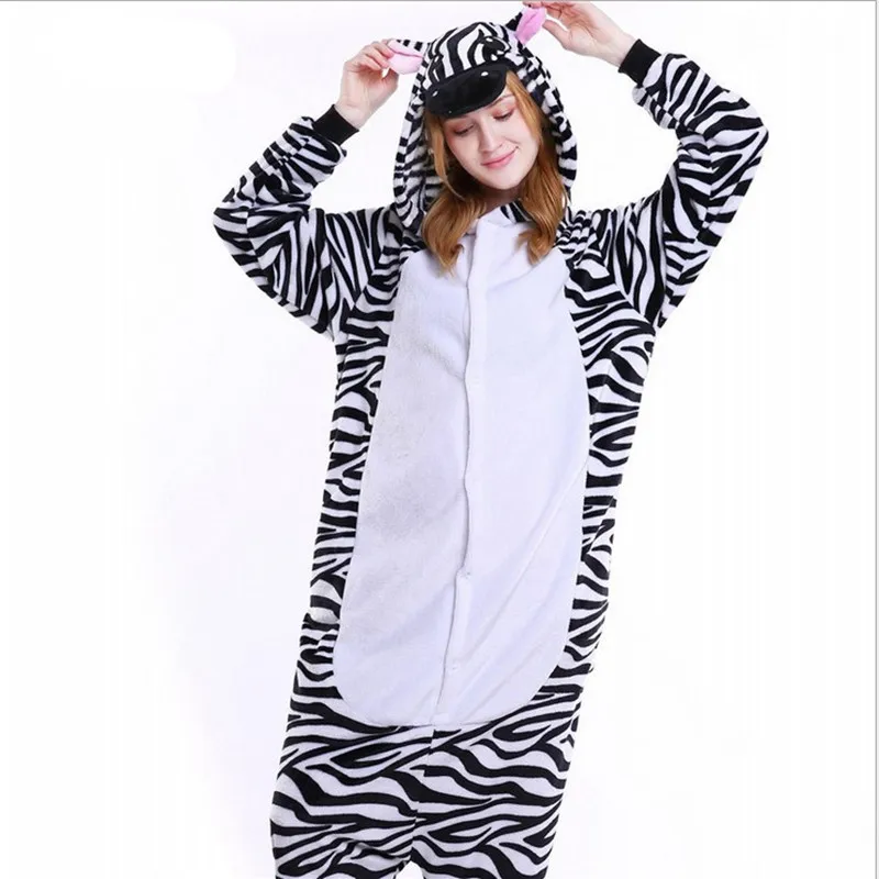 Special Offer Women's Animal Zebra Pyjamas Women Full Sleeve Polyester