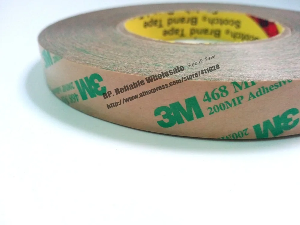 55 метров/рулон 3 м 468MP 200MP прозрачная Двухсторонняя клейкая лента|adhesive tape