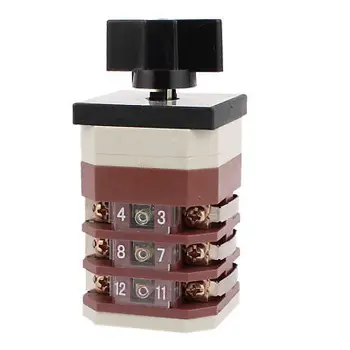 

AC 380V 220V 4 Position Rotary Electric Cam Universal Combination Switch LW12-16 YH3/3