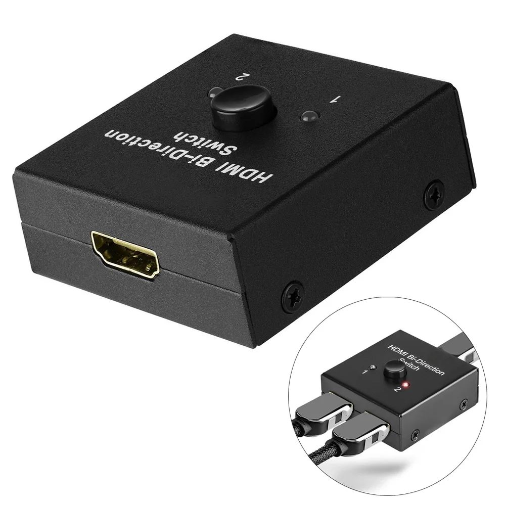 Новое поступление Fosmon 2x1 1x2 Ultra 4 K Bi Direction HDMI 2 0 коммутатор HDCP 3D 1080 p| |