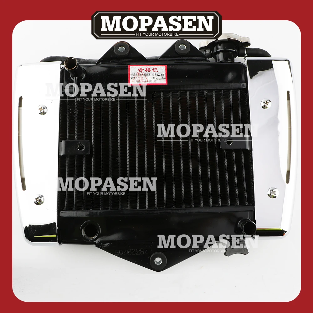Beste Motorfiets 200CC 250CC Waterkoeling Radiator Cooling 12 V Fan voor Quad 4x4 ATV UTV Crossmotor Motorfiets accessoires Onderdelen Motor