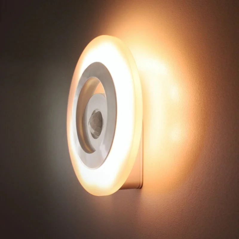 

LED Night Light Bright Auto PIR IR Infrared Motion Detector Security Light Wireless Sensor Bookshelf Corridor Bathroom Kitchen