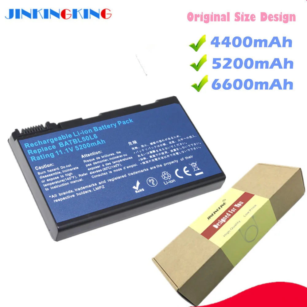 

Laptop Battery For Acer Aspire BATBL50L6 3100 Series Aspire 3100 3102 5100.5102 3650.3690 5110 5630 5650 Batteria
