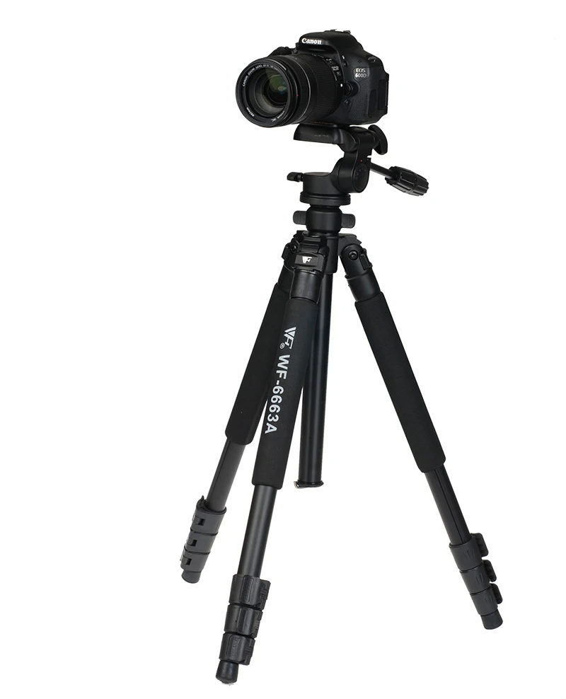Weifeng WF6663A 6663A Профессиональный Гибкий портативный штатив для камеры с головкой