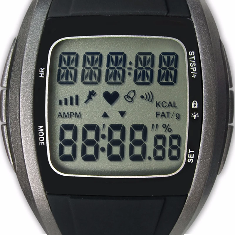 5 Wireless Heart Rate Monitor 30 ~ 240 bpm Range Chest Strap Pedometer Watch Fitness Belt Sport Calorie Fat Calculation Activity Tracker