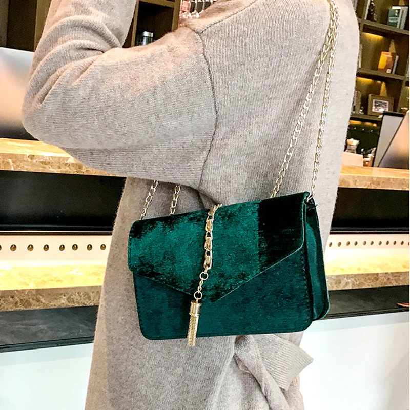 LJL Women Flap Clutch Evening Handbag Purse Tassel Envelope Chains Ladies bags LJL Women Flap Clutch Evening Handbag Purse Tassel Envelope Chains Ladies bags