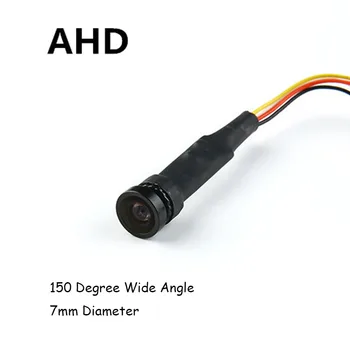 

Outdoor Waterproof Full View SPDIF AHD 960P Mini Lens 2.8mm PAL Infrared Camera 12V Wide Angle 150degree Fish Eye Camcorders