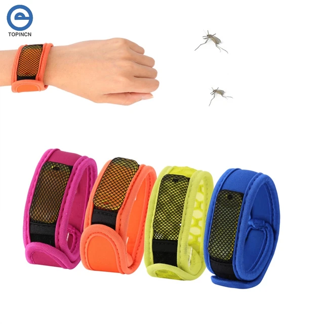 Summer Mosquito Repellent Bracelet With 4 Refill Pellets Summer Mosquito Repellent Bracelet With 4 Refill Pellets Band Outdoor Insect Wrist