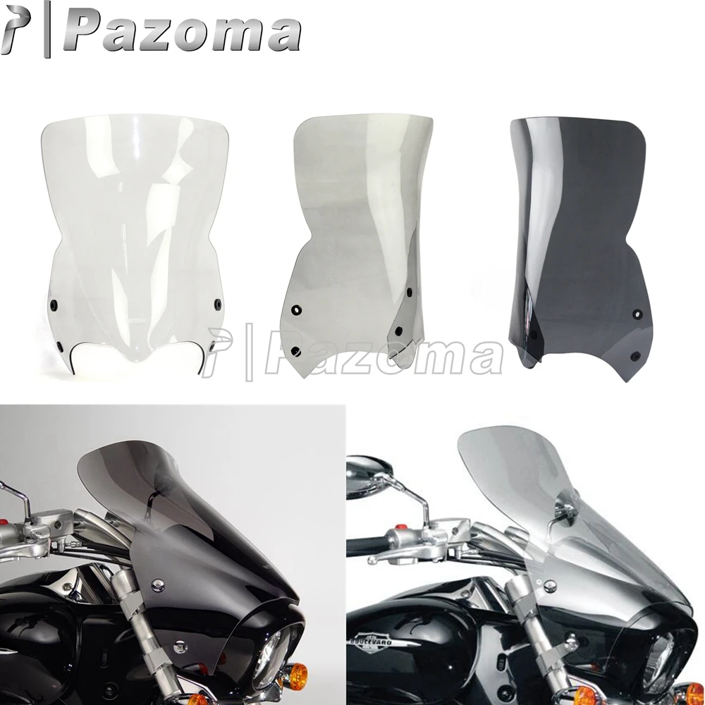 Cena Motocyklowe szyby przednie szyby przezroczyste czarne przydymione do Suzuki Boulevard M109R M50 M90 2006 2016