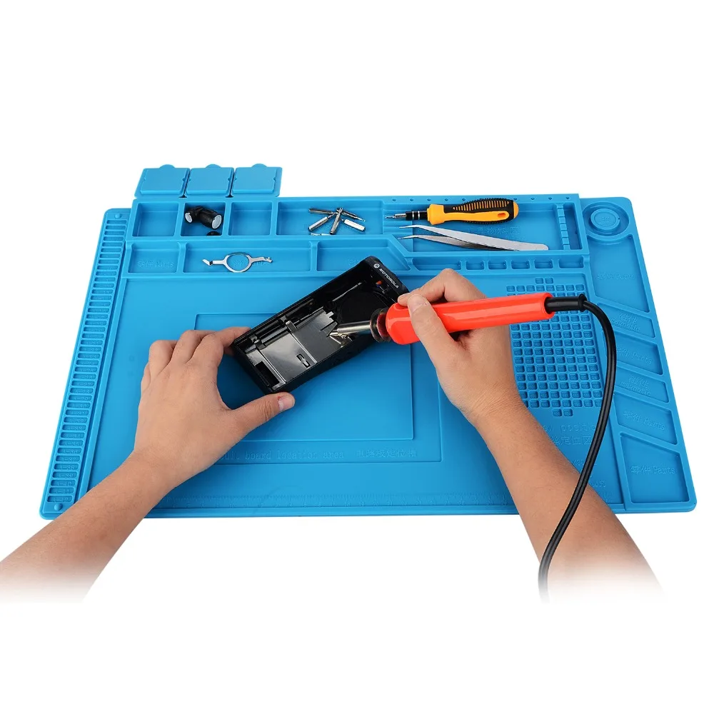 Silicone Heat Insulation Maintenance font b Electronic b font Repair Mat Insulator Pad Platform Repair Tool