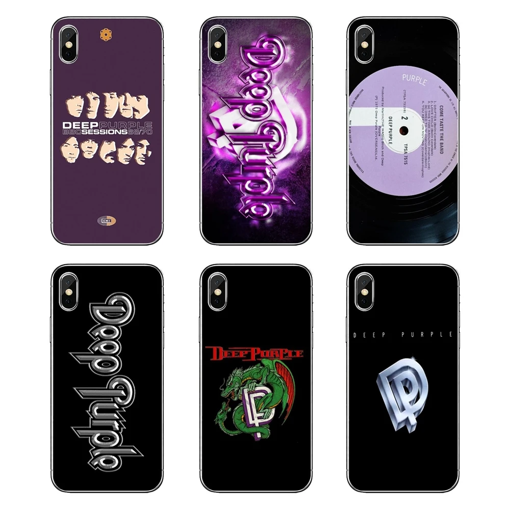 Deep Purple British rock band Poster Transparent TPU Cases Cover For Xiaomi Mi A1 A2 5X 6X 8 lite SE Pro Max Mix 2 2S 3 Mi5 Mi5S |