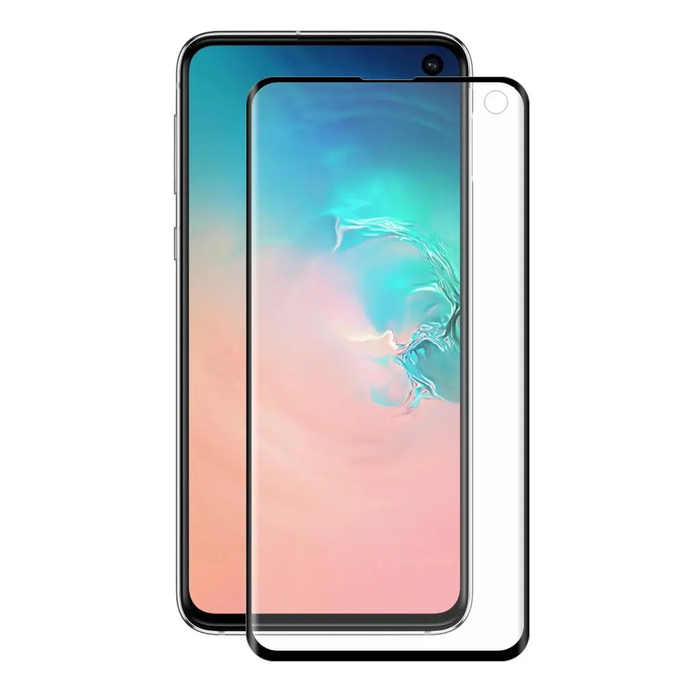 Соломенная шляпа принца для samsung Galaxy S10e 3D полный экран ПЭТ покрытие изогнутый горячий изгиб HD экран протектор черный