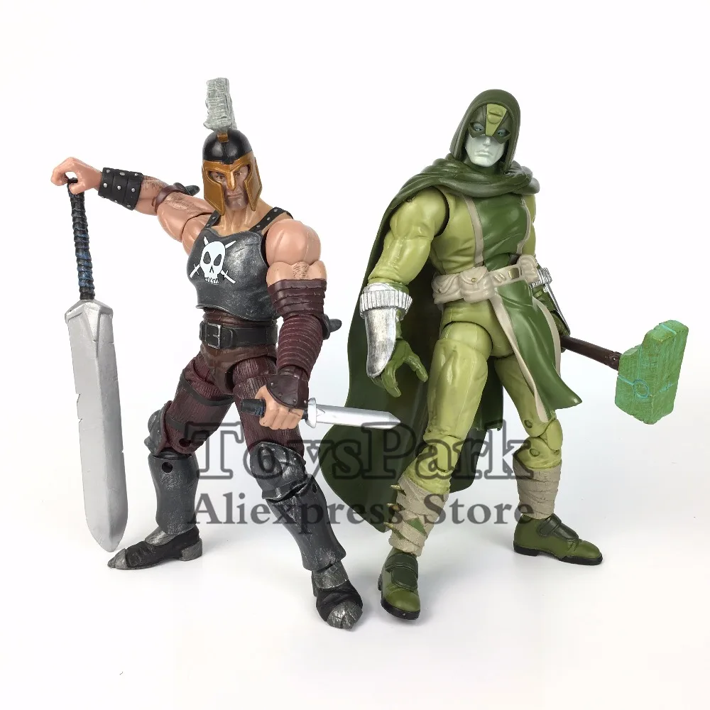 

ToysPark Custom 2 Pack Marvel Legends 7" Ares & Ronan The Accuser Action Figure Collectible Loose No Retail Box