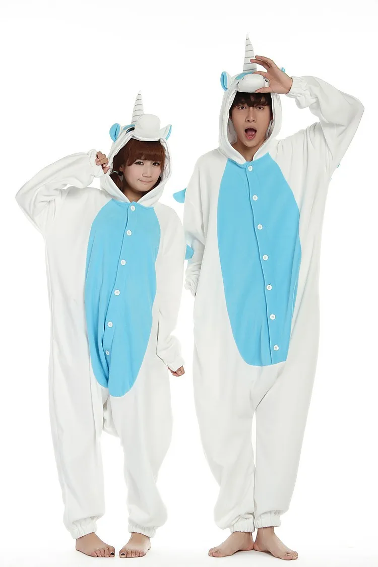 Adultos pijamas unicornio Cosplay de una pieza ropa de